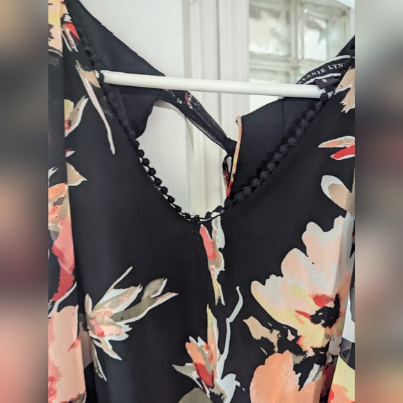 Melanie Lyne Asymmetrical Floral Dress - Picture 3 of 6